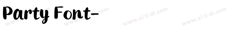 Party Font字体转换